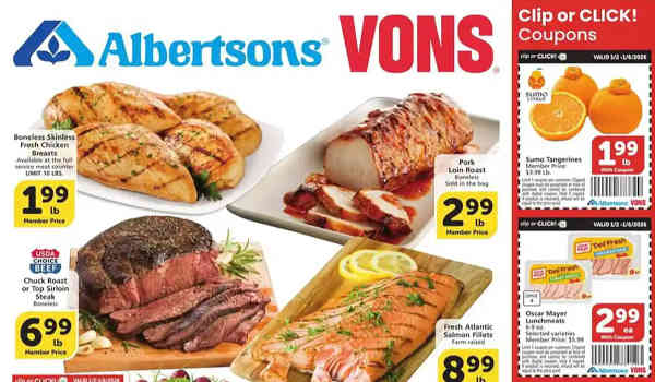 Vons Coupons January 2-6